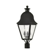 Livex Lighting Amwell Outdoor Post Head in Black