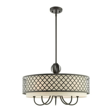Livex Lighting - Arabesque - 6 Light Pendant in Glam Style - 24 Inches wide by