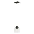 thumbnail image 1 of 49761-04 Livex Lighting Aragon - 1 Light Mini Pendant In Architectural Style-16 Inches Tall and 4.75 Inches Wide-Black Finish    -Traditional, 1 of 13