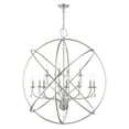 thumbnail image 1 of Livex Lighting - Aria - 12 Light Grande Foyer Chandelier In Shabby Chic, 1 of 8
