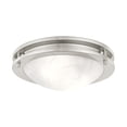 thumbnail image 1 of Livex Lighting Ariel Ceiling Mount in Brushed Nickel, 1 of 9