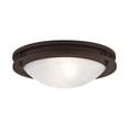 thumbnail image 1 of Livex Lighting Ariel Ceiling Mount in Bronze, 1 of 8