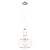 Livex Lighting - Art Glass - 1 Light Mini Pendant in Coastal Style - 12.63