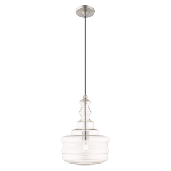 Livex Lighting - Art Glass - 1 Light Mini Pendant in Coastal Style - 12.63