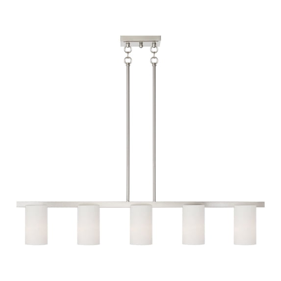 Livex Lighting Astoria Chandelier in Brushed Nickel