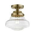 thumbnail image 1 of Livex Lighting - Avondale - 1 Light Semi-Flush Mount In Nautical Style-9.25, 1 of 9