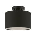 thumbnail image 1 of Livex Lighting - Bainbridge - 1 Light Small Semi-Flush Mount In Transitional, 1 of 8