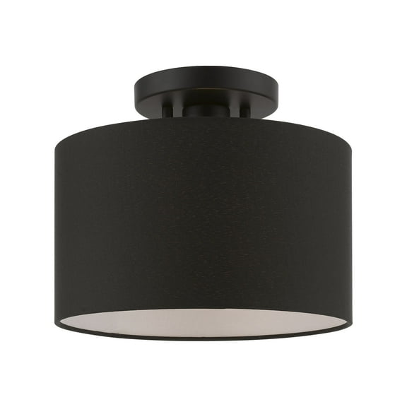 Livex Lighting - Bainbridge - 1 Light Small Semi-Flush Mount In Transitional