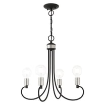 Livex Lighting - Bari - 4 Light Chandelier in New Traditional Style - 20 Inches