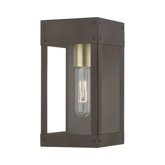 Livex Lighting - Barrett - 1 Light Outdoor Wall Lantern In Transitional