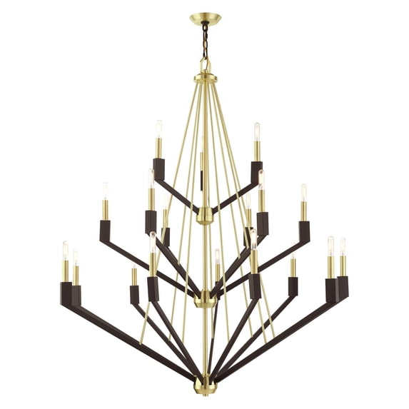 Livex Lighting - Beckett - 18 Light Foyer in Industrial Style - 44 Inches wide