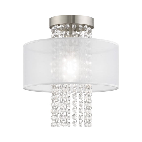 Livex Lighting - Bella Vista - 1 Light Flush Mount in Contemporary Style - 11
