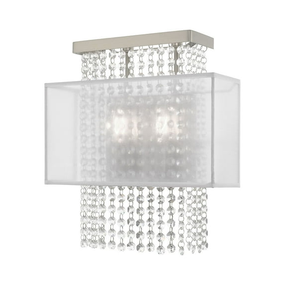 Livex Lighting - Bella Vista - 2 Light ADA Wall Sconce in Contemporary Style -