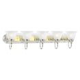 thumbnail image 1 of Livex Lighting Belmont Chrome and Polished Brass 5 Bath Light in Multi-Color, 1 of 9