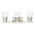 thumbnail image 1 of Livex Lighting - Bennington - 3 Light Bath Vanity In Modern Style-8.75 Inches, 1 of 18