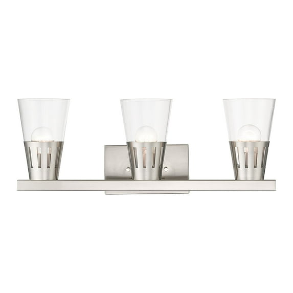 Livex Lighting - Bennington - 3 Light Bath Vanity In Modern Style-8.75 Inches