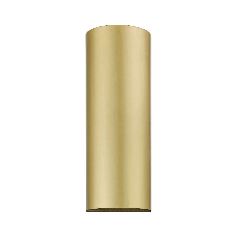 Satin Gold Hand-Crafted Stainless Steel Dimmable Sconce