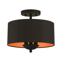 Livex Lighting - Bradhurst - 3 Light Semi-Flush Mount In Transitional