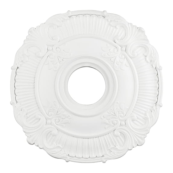Livex Lighting Buckingham Ceiling Medallion in White