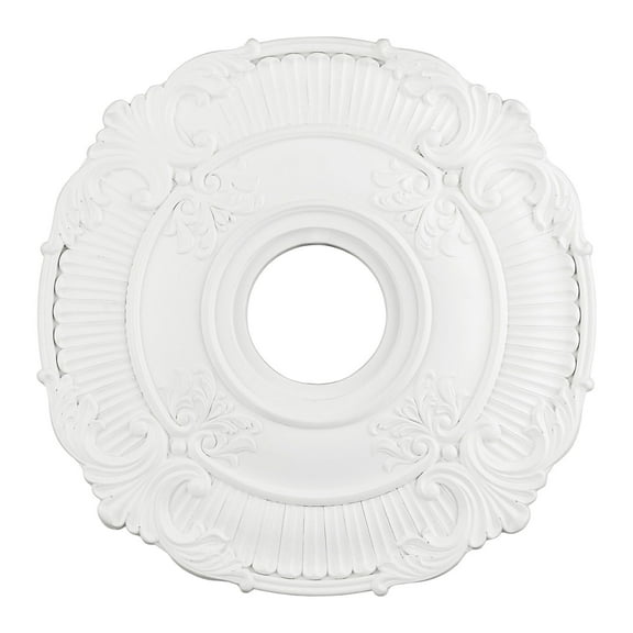 Livex Lighting Buckingham Ceiling Medallion in White