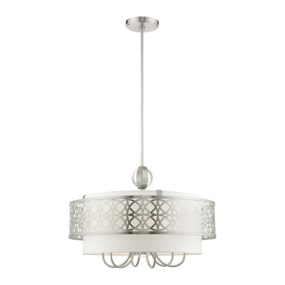 Livex Lighting - Calinda - 7 Light Pendant in Glam Style - 24.75 Inches wide by