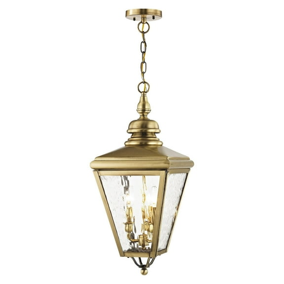 Livex Lighting Cambridge 3 Light Outdoor Chain-Hang Lantern