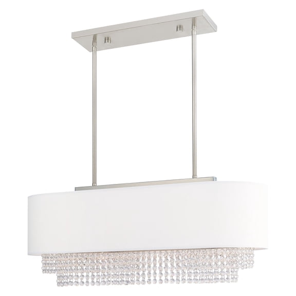 Livex Lighting - Carlisle - 3 Light Linear Chandelier in Contemporary Style -