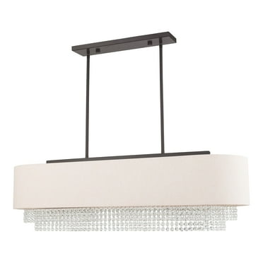 Livex Lighting - Carlisle - 5 Light Linear Chandelier in Contemporary Style -