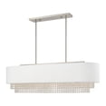 thumbnail image 1 of Livex Lighting - Carlisle - 5 Light Linear Chandelier in Contemporary Style -, 1 of 9