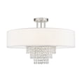 thumbnail image 1 of 51029-91 Livex Lighting Carlisle - 5 Light Semi-Flush Mount, 1 of 15