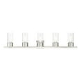 thumbnail image 1 of 17315-91 Livex Lighting Carson - 5 Light Bath Vanity In Contemporary Style-8.75 Inches Tall and 40 Inches Wide-Brushed Nickel Finish, 1 of 11