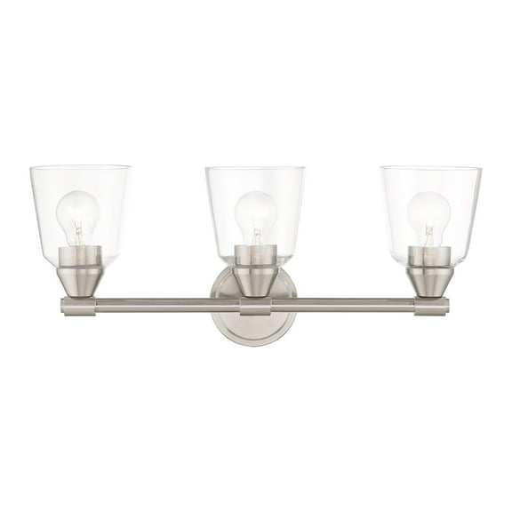 Livex Lighting - Catania - 3 Light Bath Vanity In Modern Style-9.25 Inches Tall