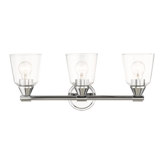 Livex Lighting - Catania - 3 Light Bath Vanity In Modern Style-9.25 Inches Tall