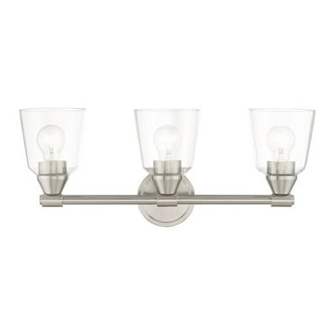 16783-91-Livex Lighting-Catania - 3 Light Bath Vanity In Modern Style-9.25 Inches Tall and 23 Inches Wide-Brushed Nickel Finish