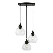 Livex Lighting - Catania - 3 Light Pendant In Transitional Style-15 Inches Tall