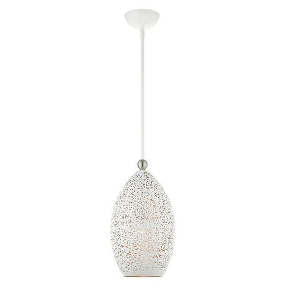 Livex Lighting - Charlton - 1 Light Pendant in Contemporary Style - 9 Inches