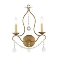 thumbnail image 1 of Livex Lighting Chesterfield Wall Sconce in Antique Gold Leaf, 1 of 12
