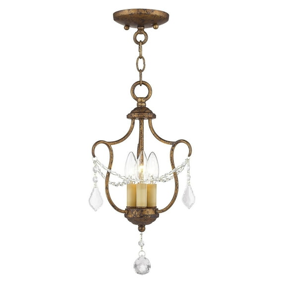 Livex Lighting Convertible Chain Hang/Ceiling Mount