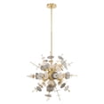 thumbnail image 1 of 40074-12 Livex Lighting Circulo - 6 Light Pendant in Mid Century Modern Style - 24 Inches wide by 32 Inches high-Satin Brass Finish    -Traditional, 1 of 12