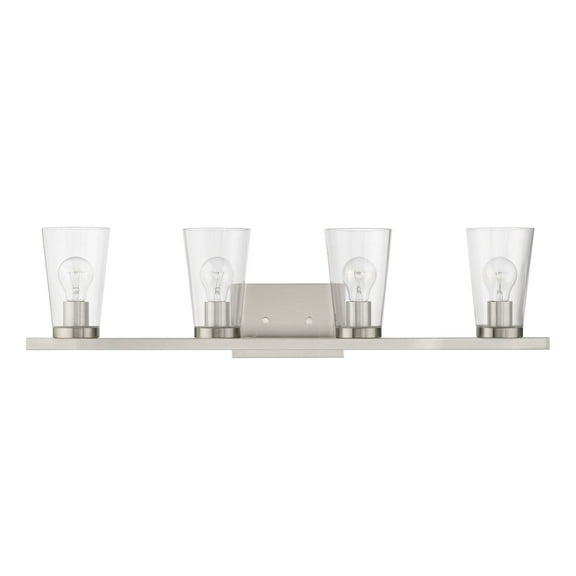 Livex Lighting - Cityview - 4 Light Large Bath Vanity In Contemporary Style-8
