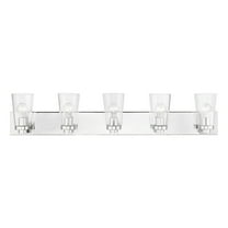 Livex Lighting - Cityview - 5 Light Extra Large Bath Vanity In Contemporary