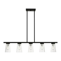 Livex Lighting - Cityview - 5 Light Linear Chandelier In Contemporary