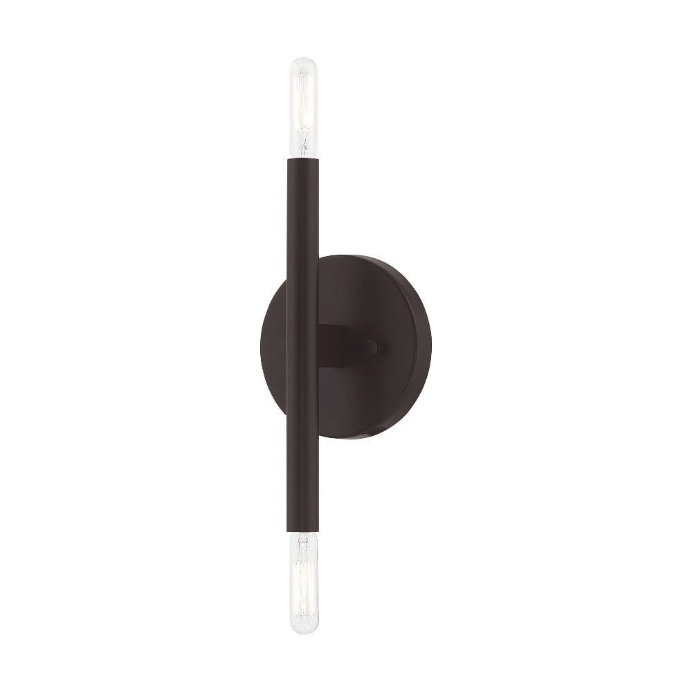 Copenhagen Industrial Bronze 2-Light ADA Wall Sconce