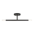 thumbnail image 1 of Livex Lighting - Copenhagen - 2 Light Semi-Flush Mount In Mid-Century Modern, 1 of 12