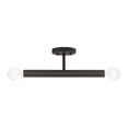thumbnail image 1 of Livex Lighting, 51139-04, Copenhagen, Semi-Flush, Black, 1 of 12