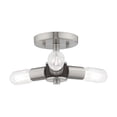 thumbnail image 1 of Livex Lighting - Copenhagen - 3 Light Flush Mount in Mid Century Modern Style -, 1 of 10
