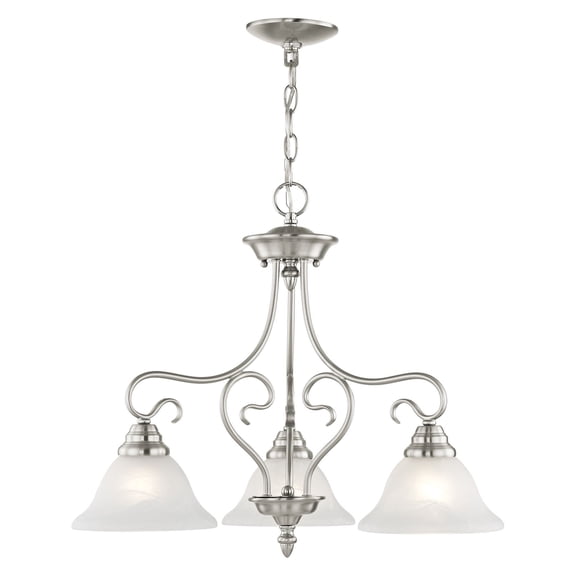 Livex Lighting Coronado Chandelier in Brushed Nickel