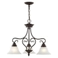 thumbnail image 1 of Livex Lighting 3 Light Bronze Dinette/ Ceiling Mount, 1 of 11