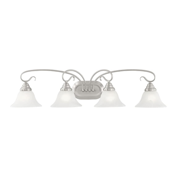 Livex Lighting Coronado Bath Light in Brushed Nickel