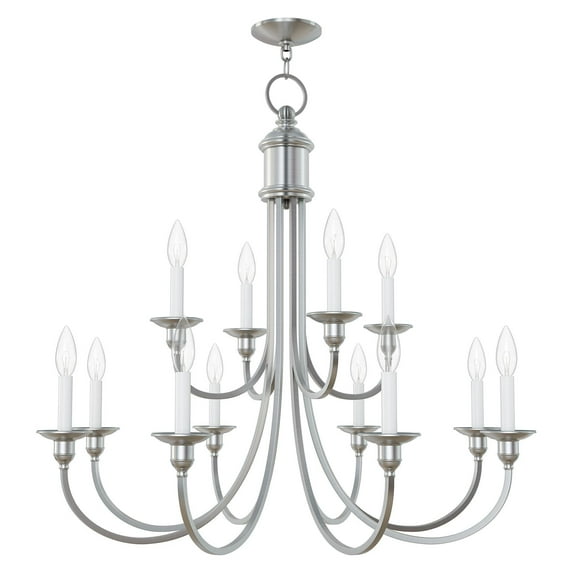 Livex Lighting Cranford Chandelier in Brushed Nickel
